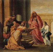 Eustache Le Sueur The Prsent of the Virgin in the Temple china oil painting reproduction